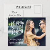 ハッピーエバーアフター フォト セーブザデート ポストカード (正面/裏面)