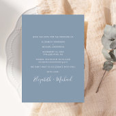 ハッピーエバーアフター フォト ダスティーブルー ウェディング セーブザデート