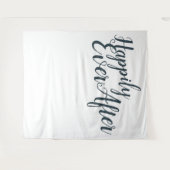 ハッピーエバーアフター モダンウェディング バックドロップ タペストリー (正面(横))