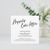 ハッピーエバーアフター ～モダンスクリプトウェディングレセプション～ 招待状 (スタンド正面)