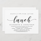 ハッピーエバーアフター・ランチ ウェディングエロープメント 招待状 (正面/裏面)