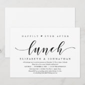 ハッピーエバーアフター ランチ, 結婚式の秘密の式 招待状 (正面/裏面)