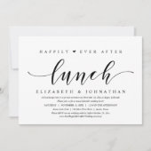 ハッピーエバーアフター・ランチ, 結婚式の秘密結婚 招待状 (正面)