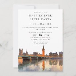 ハッピーエバーアフター ロンドン 結婚式 招待状