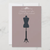 ハッピーエバーアフター 招待状 (裏面)