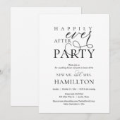 ハッピーエバーアフター 結婚後ディナー＆パーティー 招待状 (正面/裏面)
