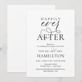 ハッピーエバーアフター 結婚後ディナー&パーティー I 招待状 (正面/裏面)