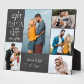 ハッピーエバーアフター 結婚記念日の写真 フォトプラーク (側面)