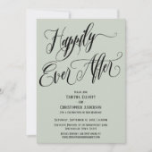 ハッピーエバーアフター 詳細な脚本 サージュグリーン 招待状 (正面)