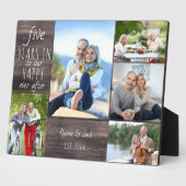 ハッピーエバーアフター 5周年 ウェディングフォト フォトプラーク (側面)