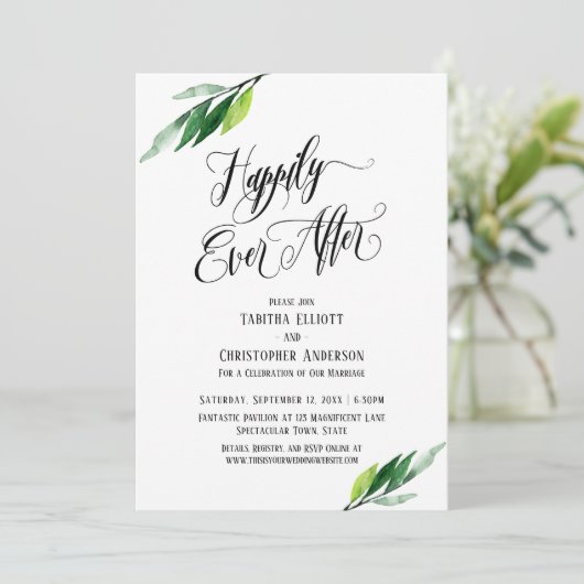 ハッピーエバーアフター ~ elaborate script ~ 緑豊かな世界 招待状 (スタンド正面)