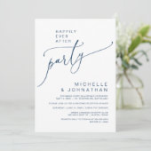 ハッピーエバーディナーと披露宴後の踊り 招待状 (スタンド正面)