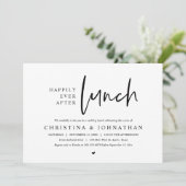ハッピーエバーランチウェディングパーティーお祝い 招待状 (スタンド正面)
