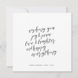 ハッピーエブリシング シーズンカード