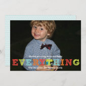 ハッピーエメリーイチングホリデーフォトカード シーズンカード (正面/裏面)