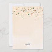 ハッピーエレファント誕生パーティー 招待状 (裏面)