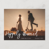 ハッピーエロ結婚したペメントはがき ポストカード (正面)