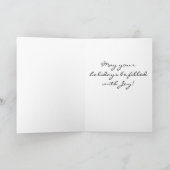 ハッピーエンジェルホリデーカード カード (内部)