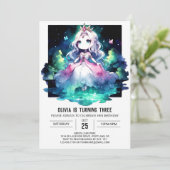 ハッピーエンチャントプリンセス誕生日 招待状 (スタンド正面)