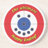 ハッピーエンディング砂岩コースター – （赤） コースター (正面)