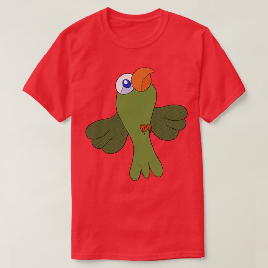 ハッピーオウム Tシャツ (デザイン正面)