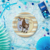 ハッピーオカピ！ ペーパープレート (パーティー)