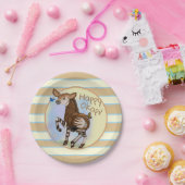 ハッピーオカピ！ ペーパープレート (パーティー)