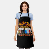 ハッピーオクトーバーフェスト2023アメリカドイツビアグラス エプロン (着用した状態)