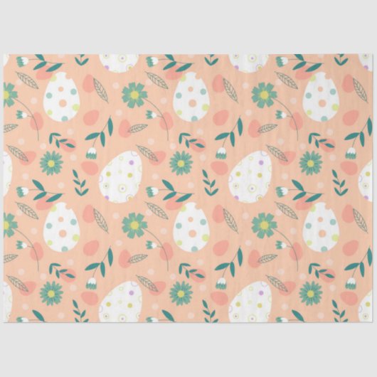 ハッピーオレンジイースターエッグ 薄葉紙 (正面)