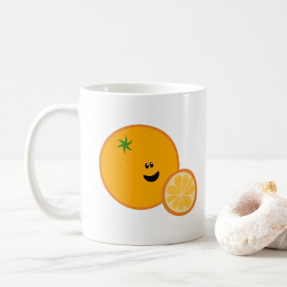 ハッピーオレンジグッドモーニング コーヒーマグカップ