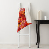 ハッピーオレンジフラワーフィールドガーデン シェルパブランケット (インサイチュ)