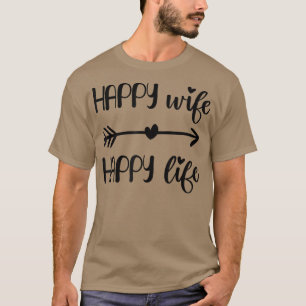 ハッピーオワタハッピー ライフ ブライド for 妻たち from 夫 tシャツ