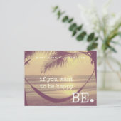 ハッピーオンビーチコスタリカ葉書 ポストカード (スタンド正面)