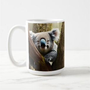 ハッピーオーストラリアのコアラBear In Tree, Coffee Mug コーヒーマグカップ