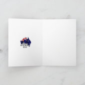 ハッピーオーストラリアの日 カード (内部)