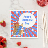 ハッピーオーストラリアの日 スタンダードランチョンナプキン (インサイチュ)