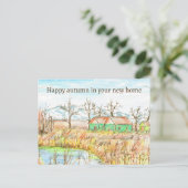 ハッピーオータムインニューホーム実在エステートカントリーホーム ポストカード (スタンド正面)