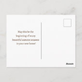 ハッピーオータムインニューホーム実在エステートカントリーホーム ポストカード (裏面)