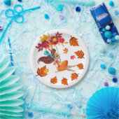 ハッピーオータムペーパープレート ペーパープレート (パーティー)