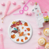 ハッピーオータムペーパープレート ペーパープレート (パーティー)