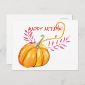 ハッピーオータムポストカード インビテーションポストカード (正面/裏面)