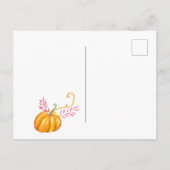 ハッピーオータムポストカード インビテーションポストカード (裏面)