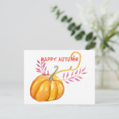 ハッピーオータムポストカード インビテーションポストカード (スタンド正面)