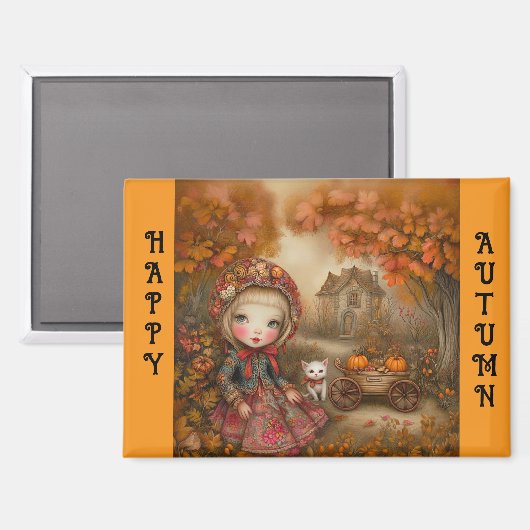 ハッピーオータムマグネット マグネット (正面/裏面)