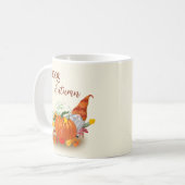 ハッピーオータム格言ミニマルパーティー コーヒーマグカップ (正面左)