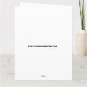 ハッピーオータム秋グリーティングカード カード (裏面)