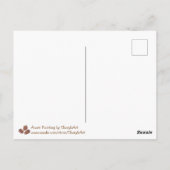 ハッピーオータム 三つのどんぐり ポストカード (裏面)