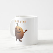 ハッピーオータム 皆さん オータム かわいい マグカップ かぼちゃ (正面左)