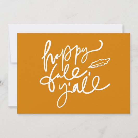 ハッピーオータム 皆さん カード (正面)