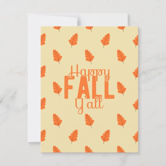 ハッピーオータム 皆さん シーズンカード (正面)